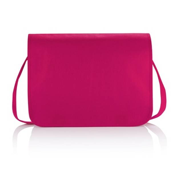 Taška na rameno z netkané textilie, růžová / ACORN / Taška na rameno z netkané textilie, růžová / ACORN /