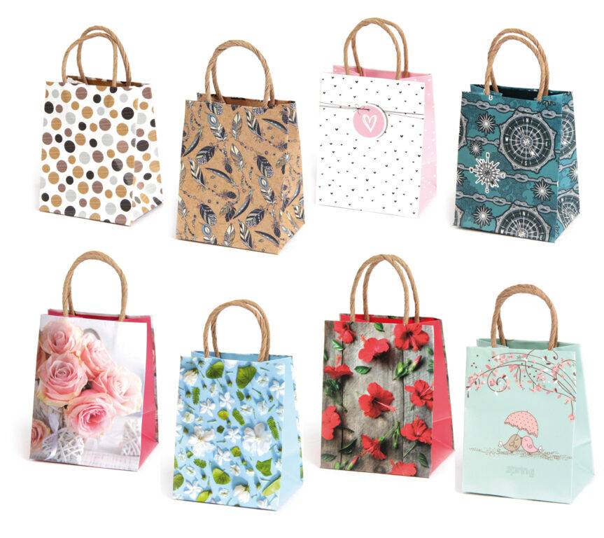 Taška pap. "XXS" Micro, vícebarevná