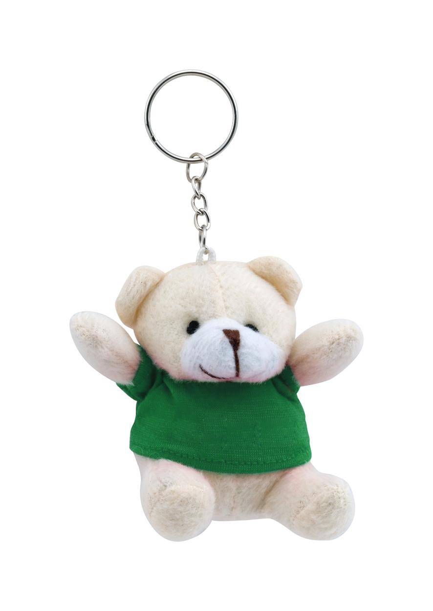 Teddy prívesok na kľúče, zelená