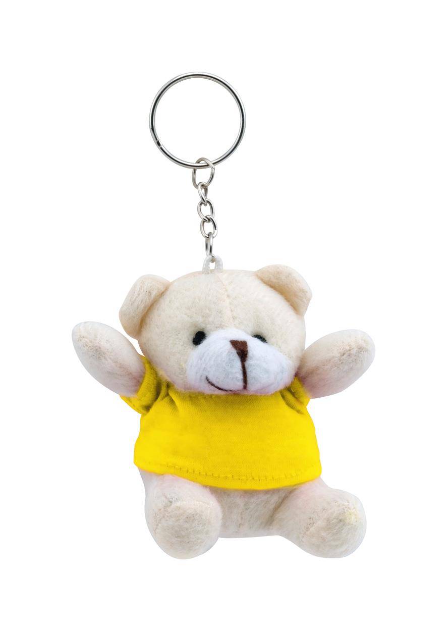 Teddy prívesok na kľúče, žltá
