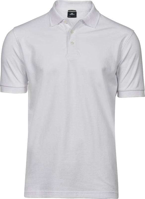 Tee Jays | 1405, Pánské luxusní elastické polo, bílá, S
