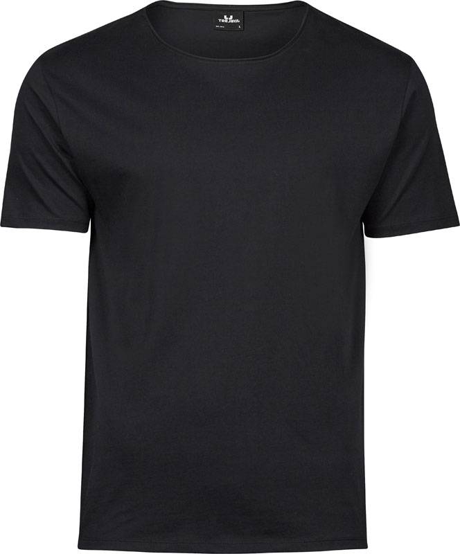 Tee Jays | 5060, Pánske tričko s neolemovaným výstrihom, čierna, XL