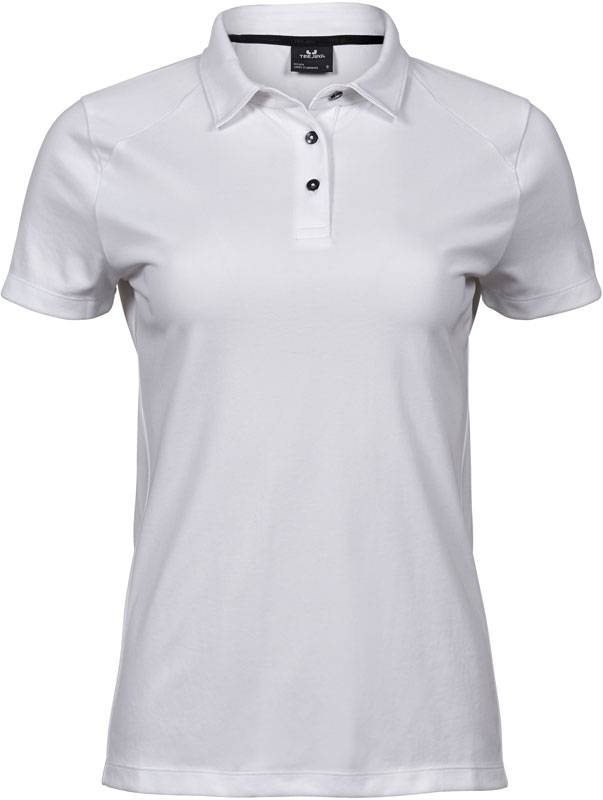 Tee Jays | 7201, Dámske luxusné športové polo, biela, S