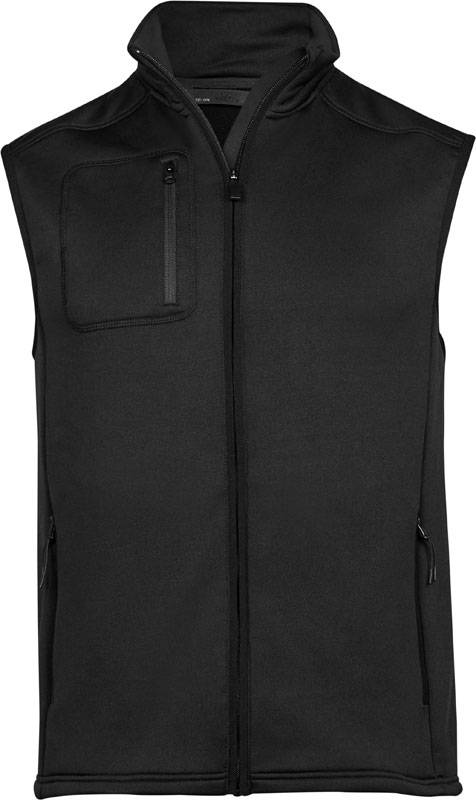 Tee Jays | 9104, Strečová fleecová vesta, čierna, XS