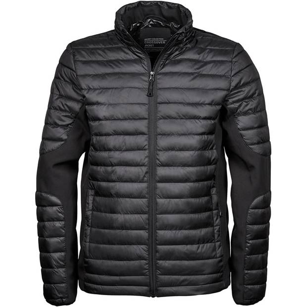 Tee Jays | 9626, Pánská bunda Crossover, černá - černá, S Tee Jays | 9626, Pánská bunda Crossover, černá - černá, S