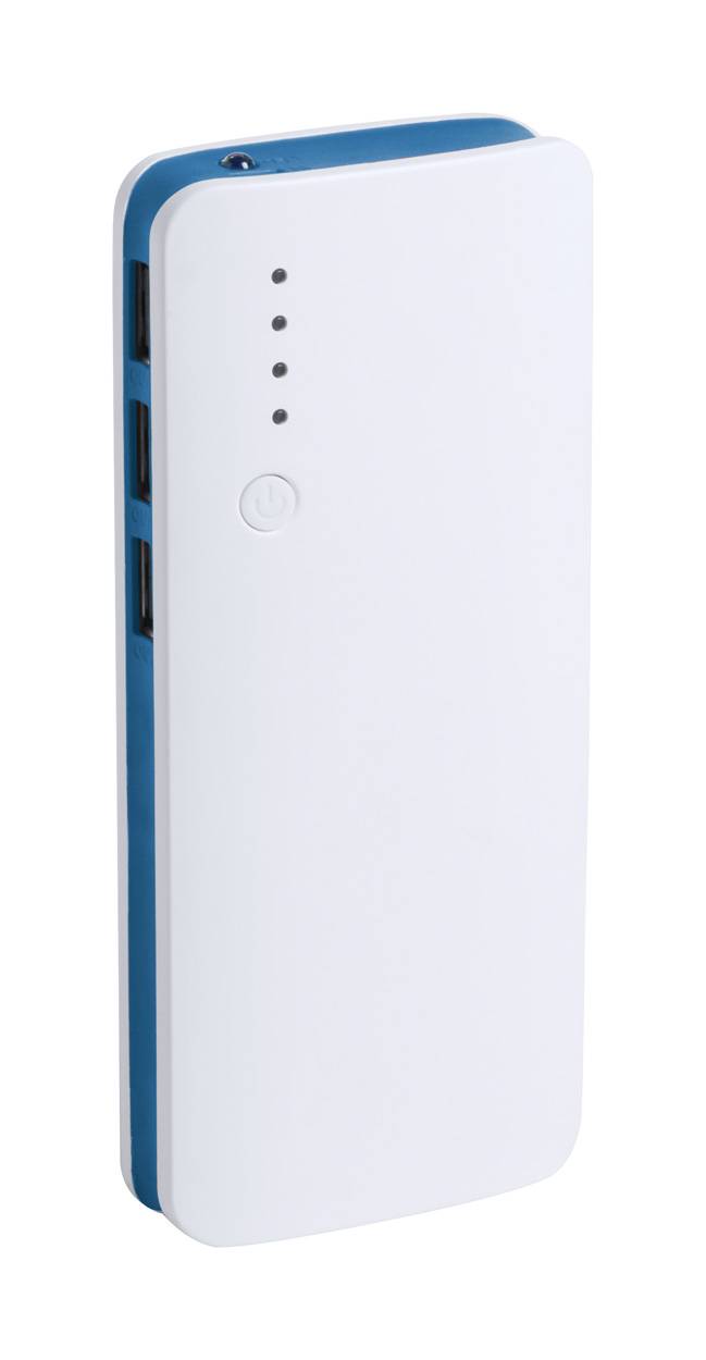 Tenak powerbanka, modrá svetlá