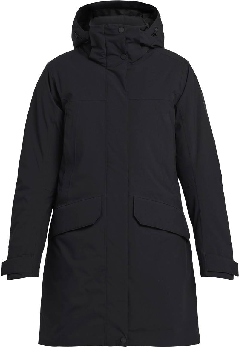 Tenson | Tuuli Jacket Women, Dámska zateplená parka, čierna, XS