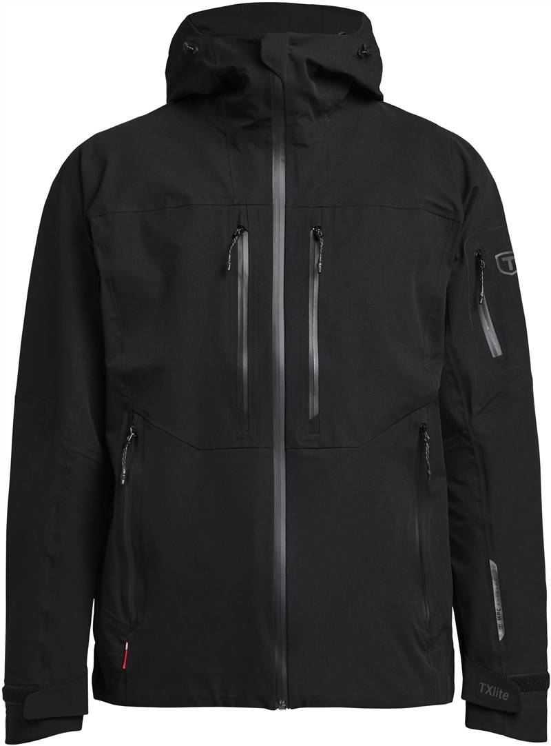 Tenson|TXlite Shell Jacket Men, Vodeodolná pánska bunda, čierna, S