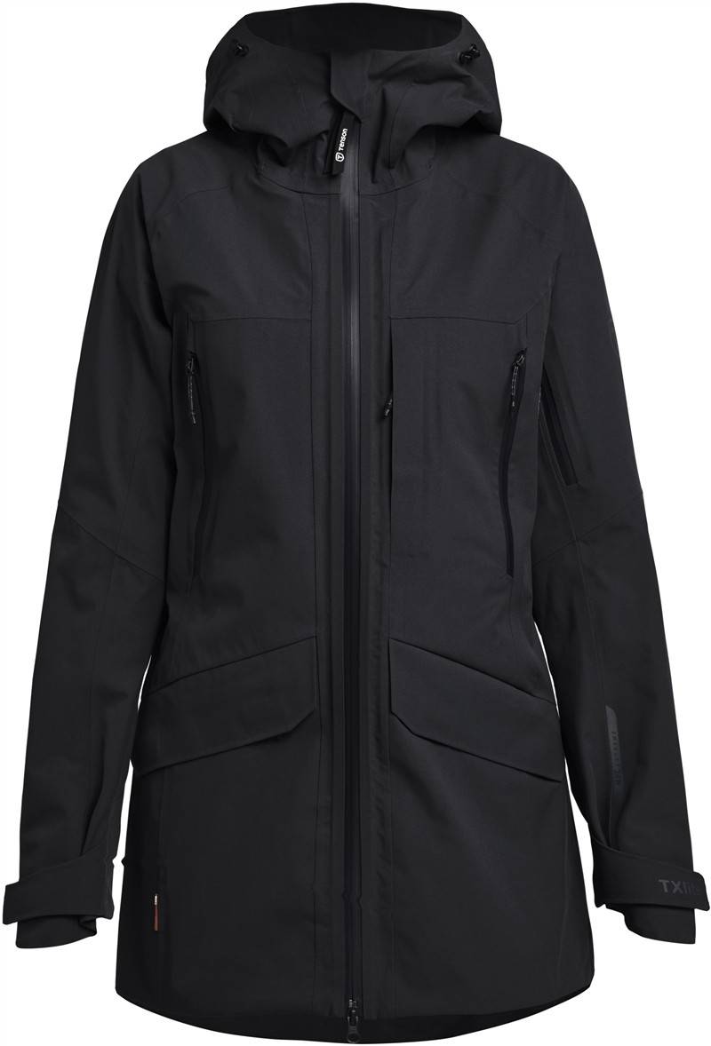 Tenson|TXlite Shell Jacket Women, Vodeodolná dámska bunda, čierna, L