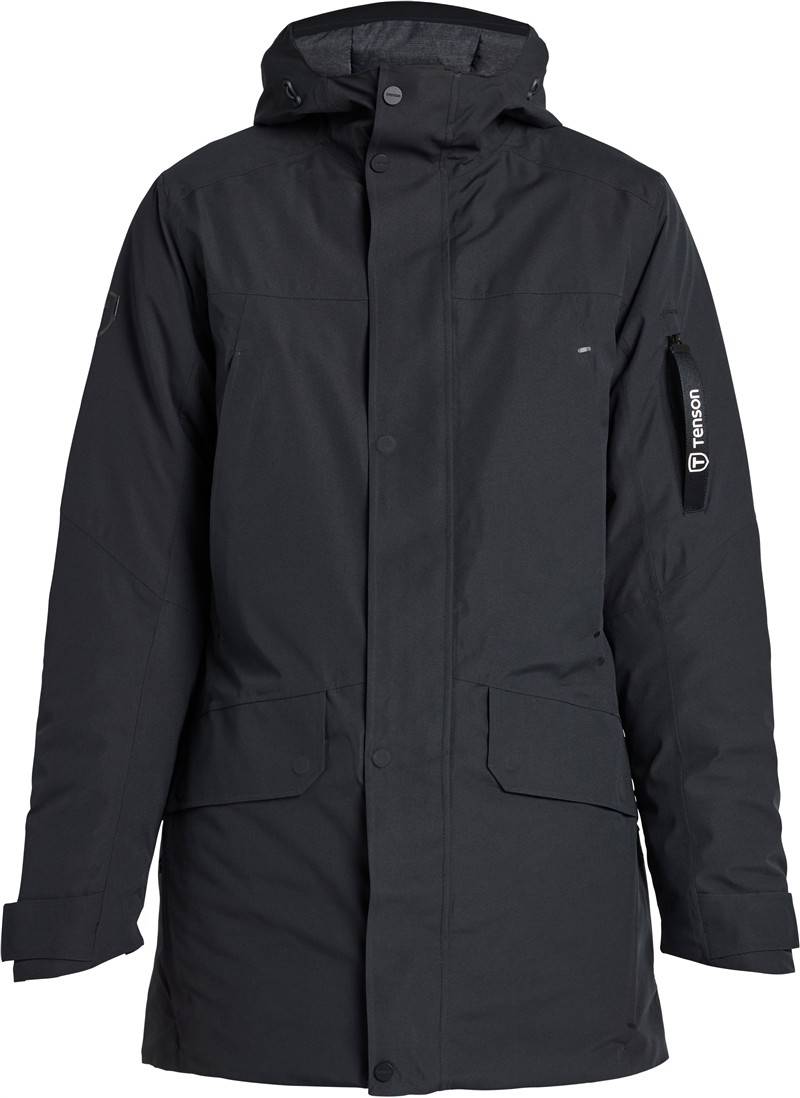 Tenson | Vision Parka Men, Pánska zateplená parka, čierna, S