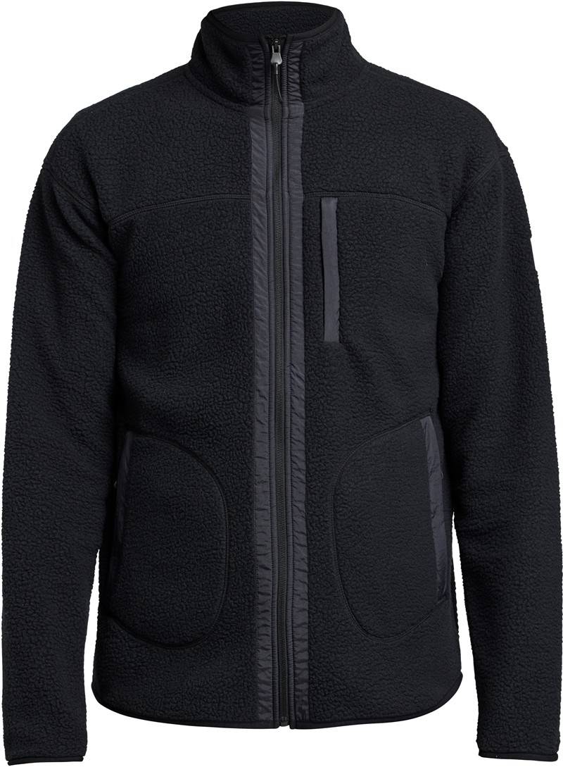 Tenson|Yoke Full Zip M, Pánska flís.bunda, čierna, S