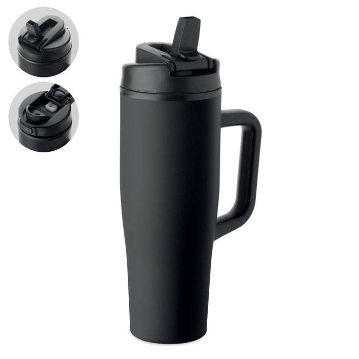Termohrnček 900 ml, čierna