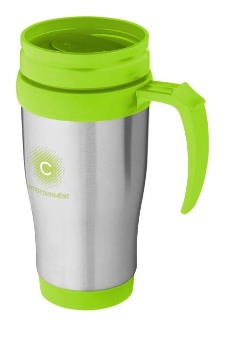 Termohrnček s uškom, 330 ml , svetlo zelená