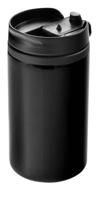 Termohrnček s viečkom, čierna
