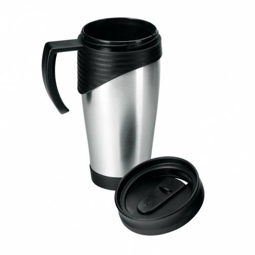 Termohrnek, 400ml, stříbrná