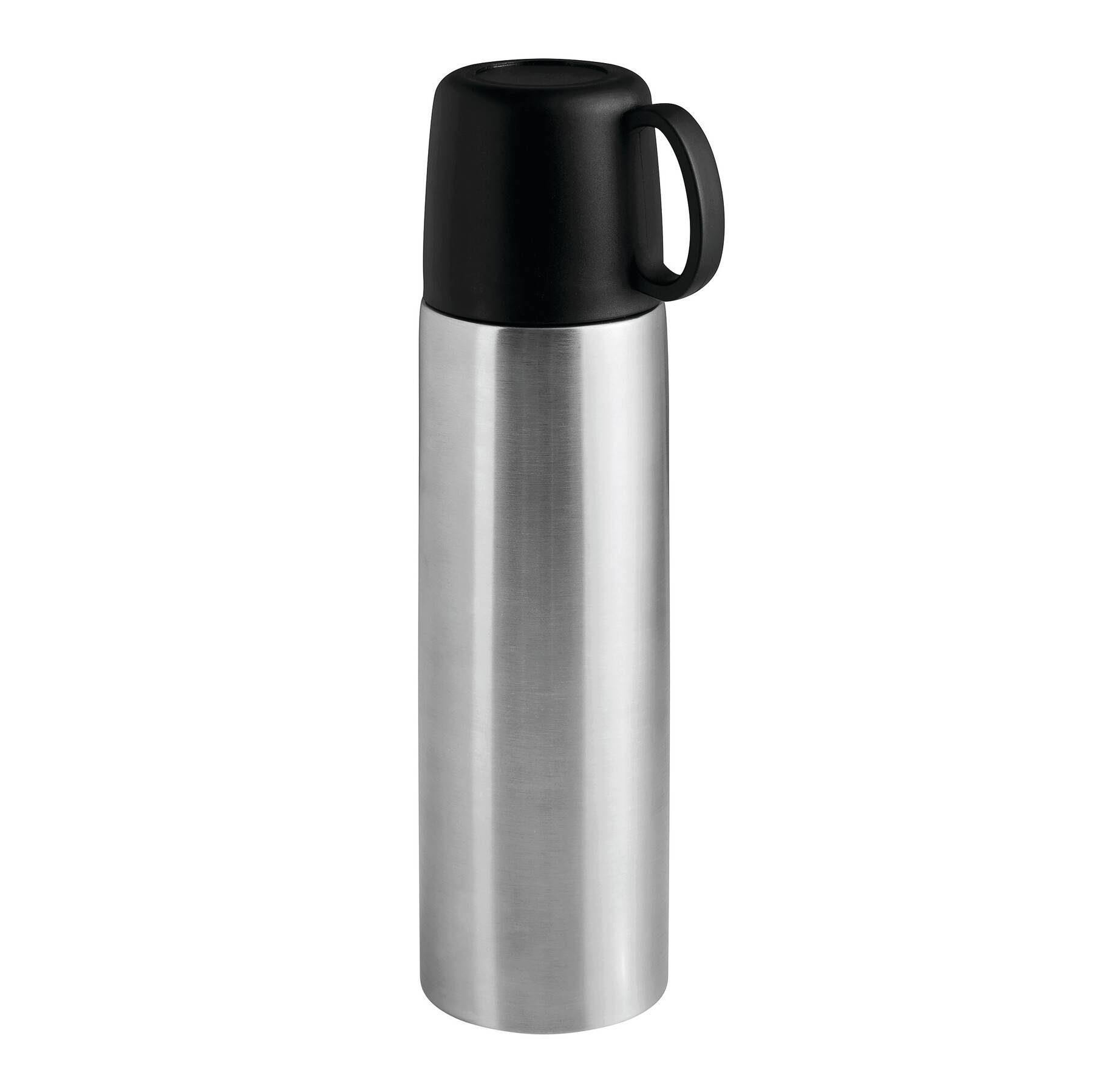 Termoska STEAMSIP, čierna - sivá Silver