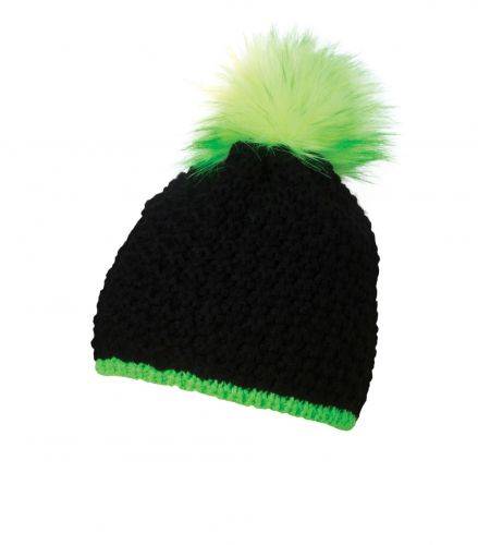 zelená neonová - čierna