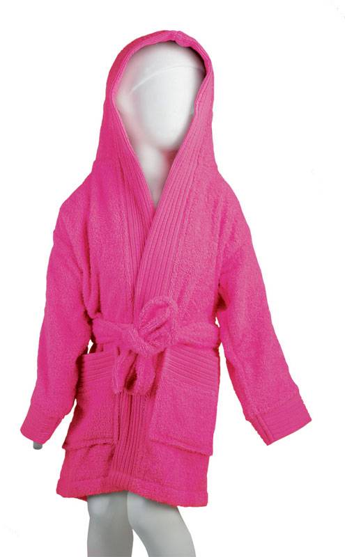The One | Baby Bathrobe, Detský župan, červená magenta, 80/92