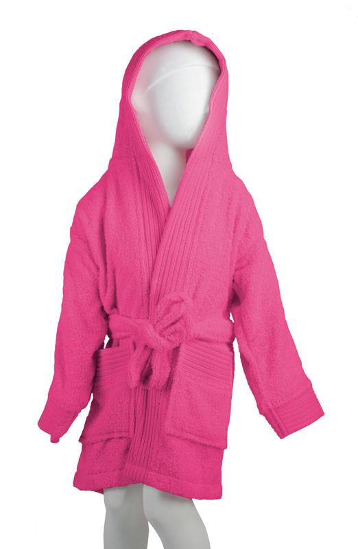 The One | Kids Bathrobe, Dětský župan, červená magenta, 116/128