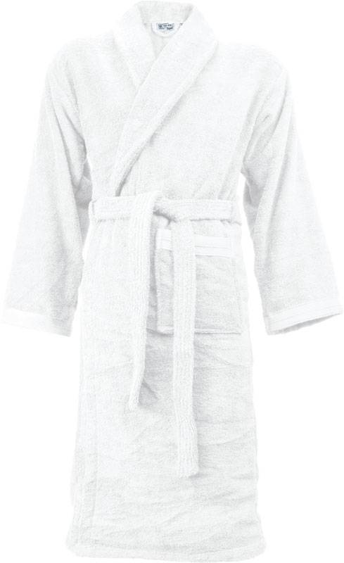 The One | Organic Bathrobe, Župan z bio bavlny, biela, S/M