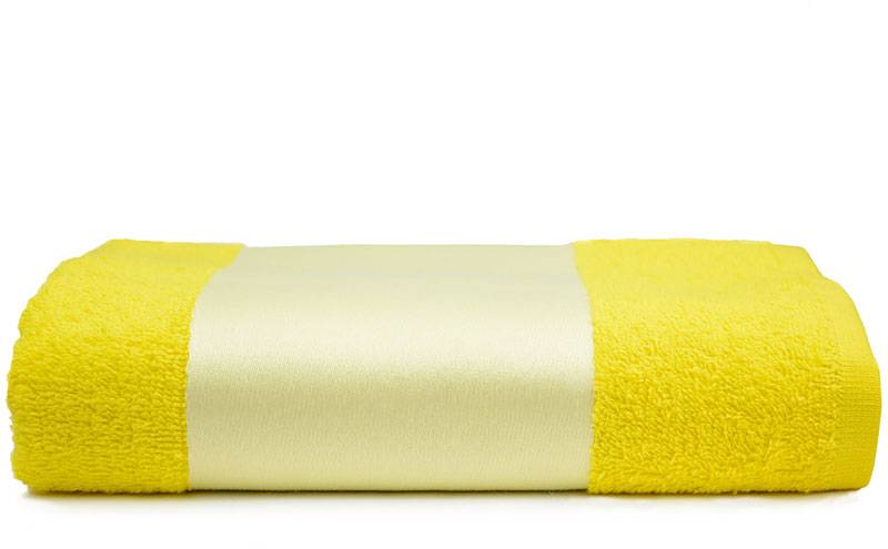 The One | Print 50, Ručník vhodný na sublimační potisk, žlutá, onesize
