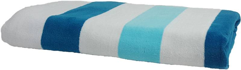 The One | Towel Stripe, Ručník "Stripe", modrá petrol - zelená mint, onesize