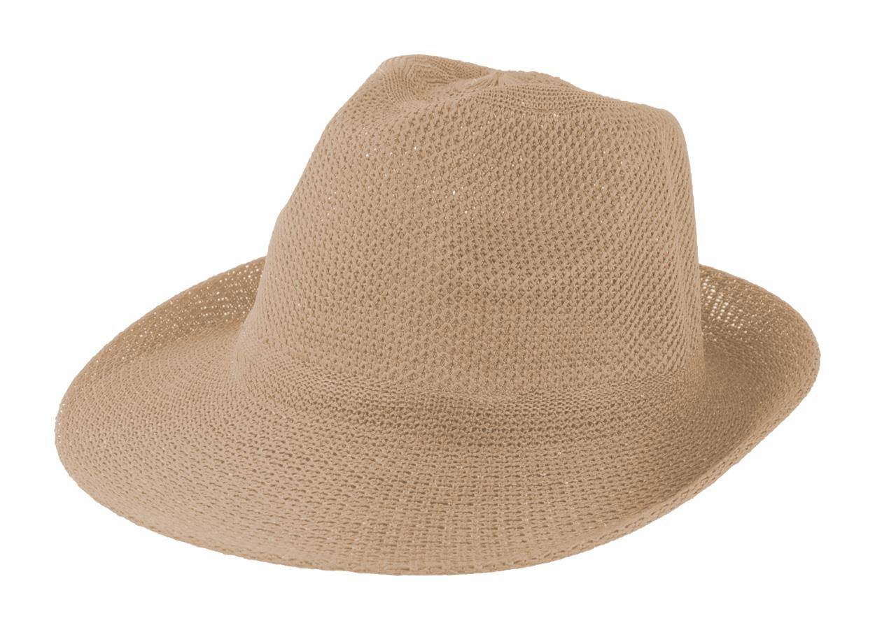 Timbu slamený klobúk, hnedá béžová