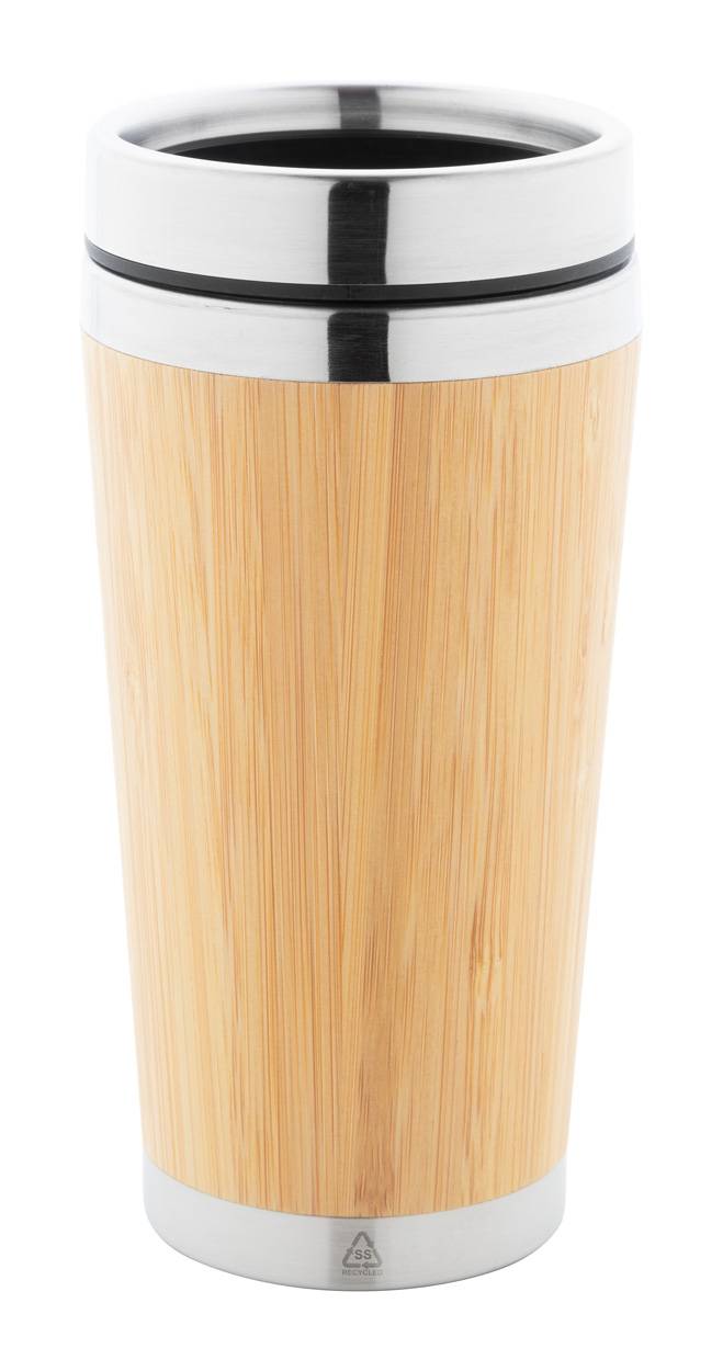 Tooka termo hrnček, hnedá natural