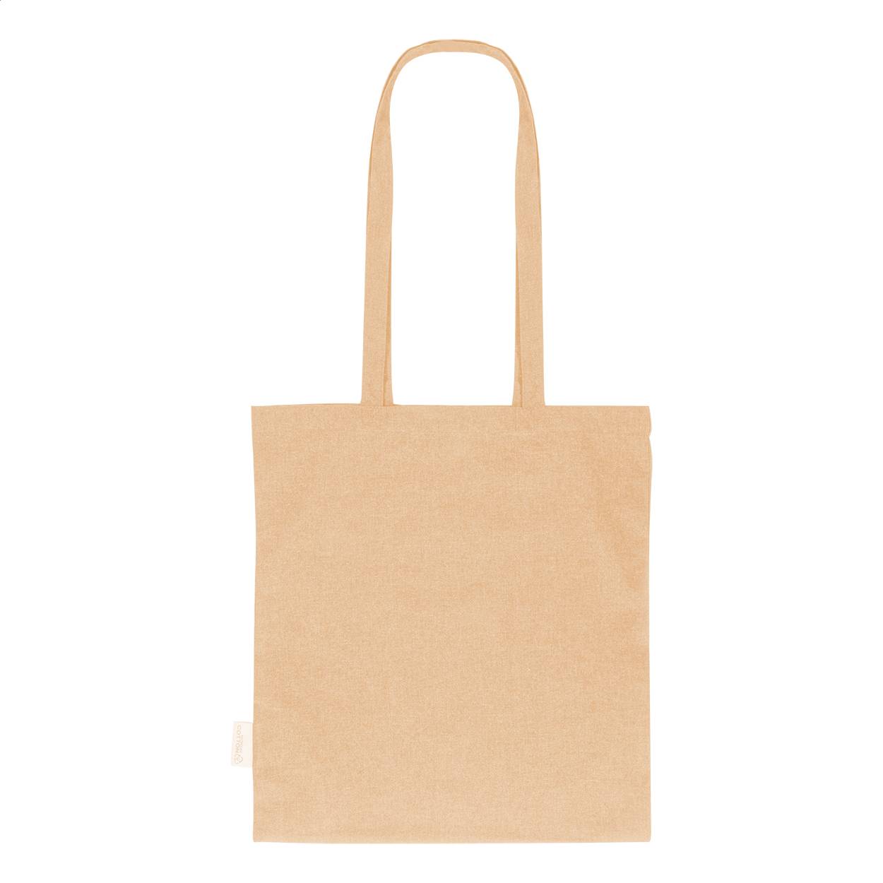 Totepex Hue nákupná taška z recyklovanej bavlny, hnedá Natural