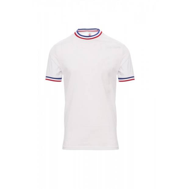 Tričko PAYPER FLAG, bílá / fr.trikolóra, XXL Tričko PAYPER FLAG, bílá / fr.trikolóra, XXL