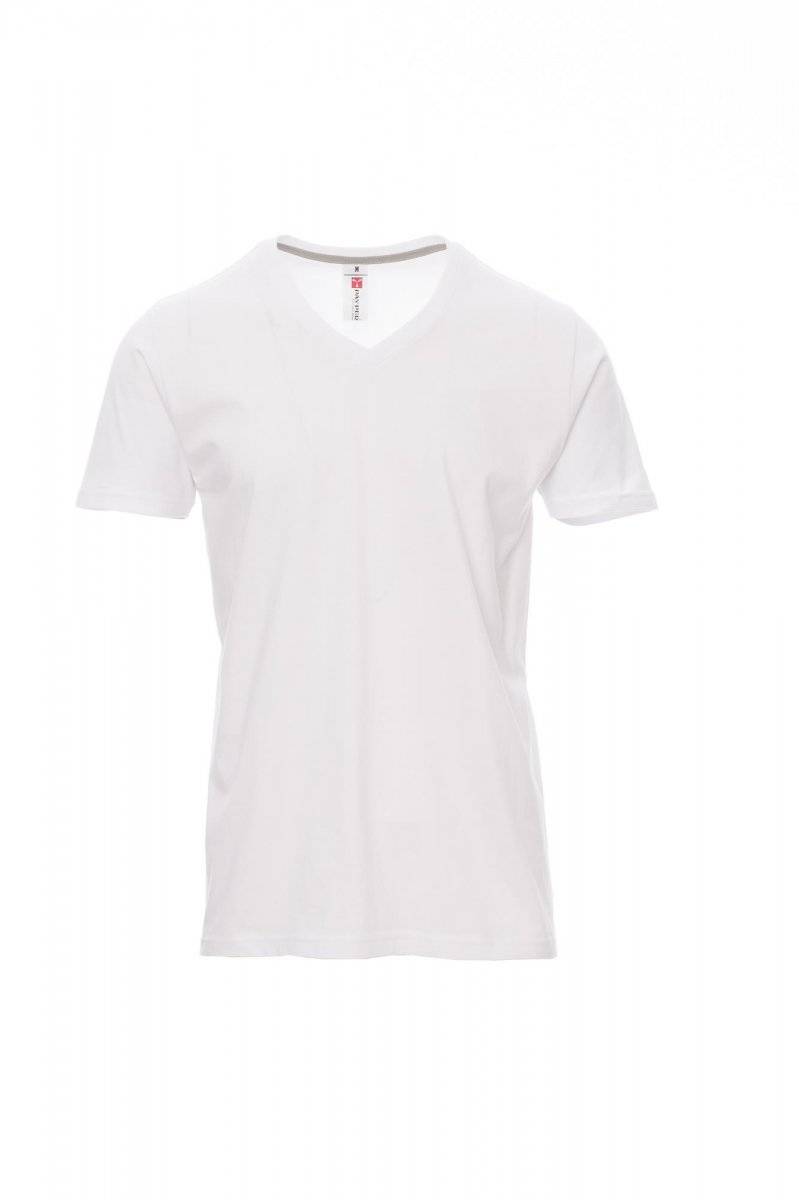 Tričko PAYPER V-NECK, biela, M
