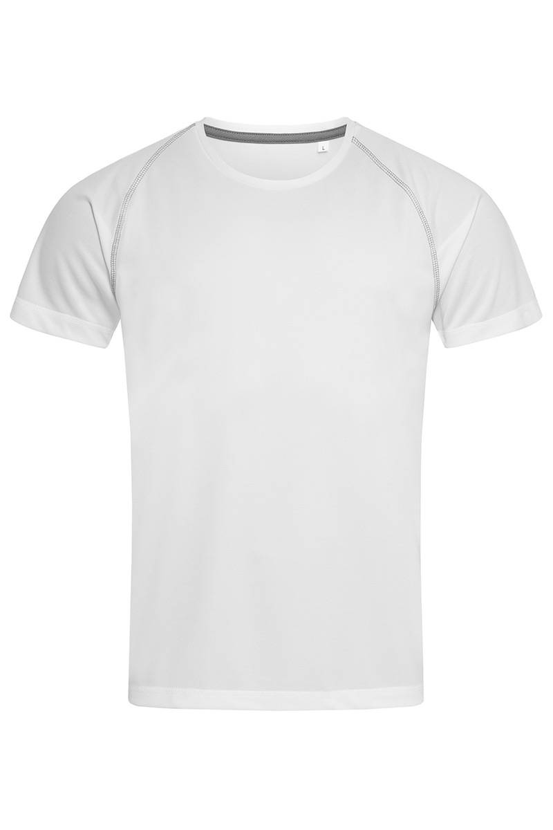 Tričko STEDMAN Active Team Raglan,  White biela, 2XL
