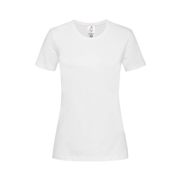 Tričko STEDMAN Classic-T Organic Crew Neck, White biela, XS Tričko STEDMAN Classic-T Organic Crew Neck, White biela, XS