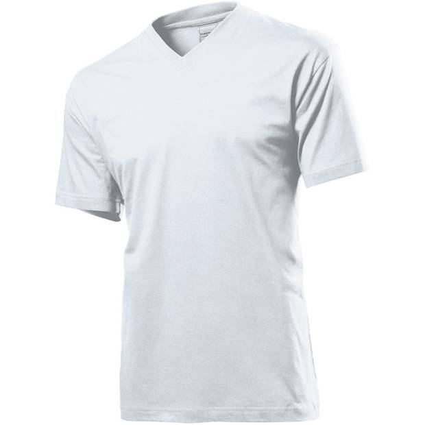 Tričko STEDMAN CLASSIC V-NECK MEN White biela XL Tričko STEDMAN CLASSIC V-NECK MEN White biela XL