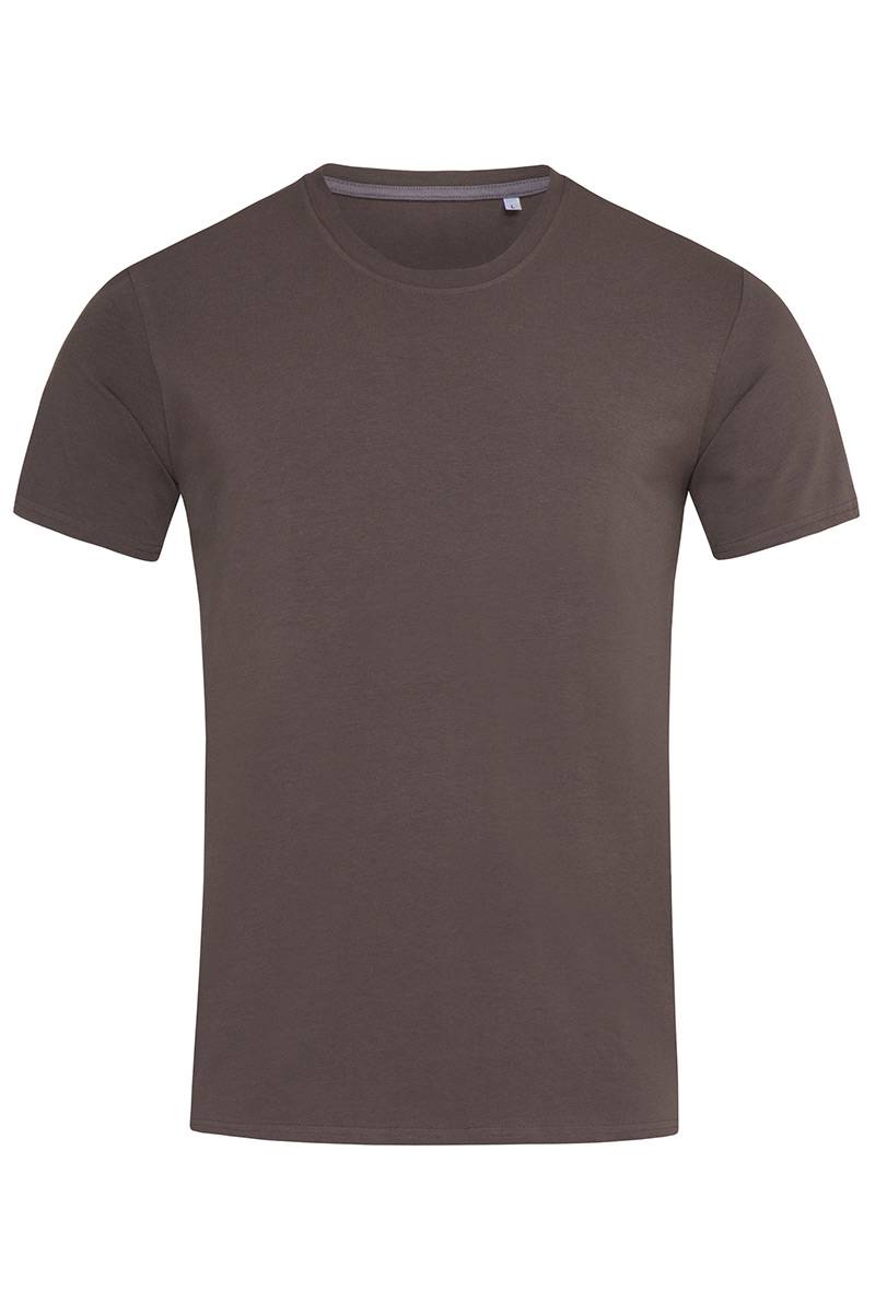 Tričko STEDMAN Clive Crew Neck, Dark Chocolate hnedá, 2XL