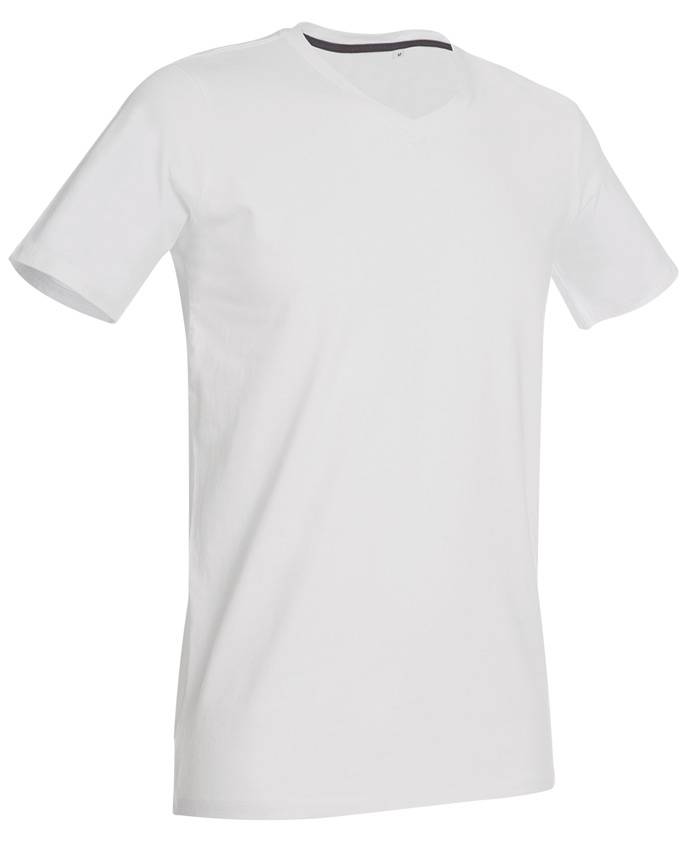 Tričko STEDMAN CLIVE V-NECK White biela XL