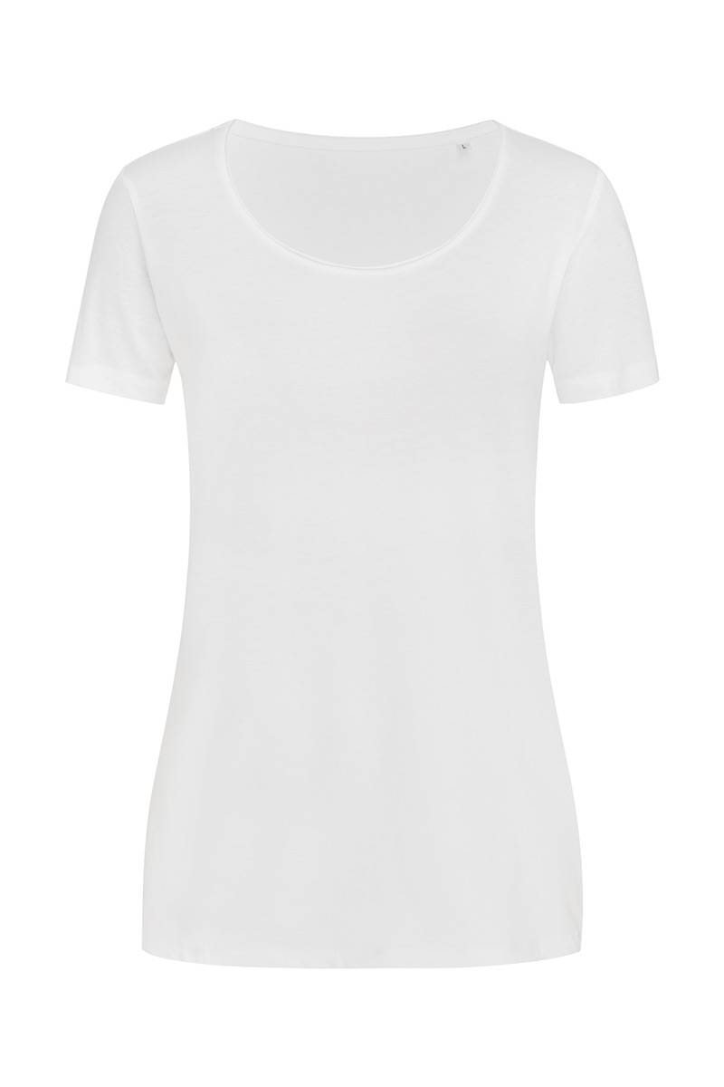 Tričko STEDMAN Finest Cotton-T,  White biela, L