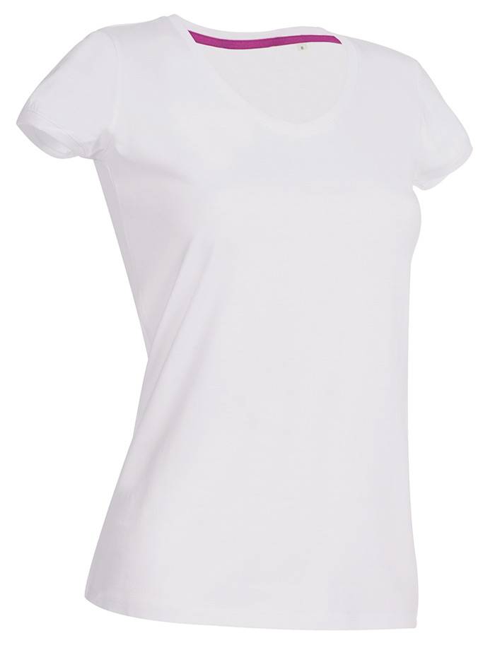 Tričko STEDMAN MEGAN V-NECK White biela S