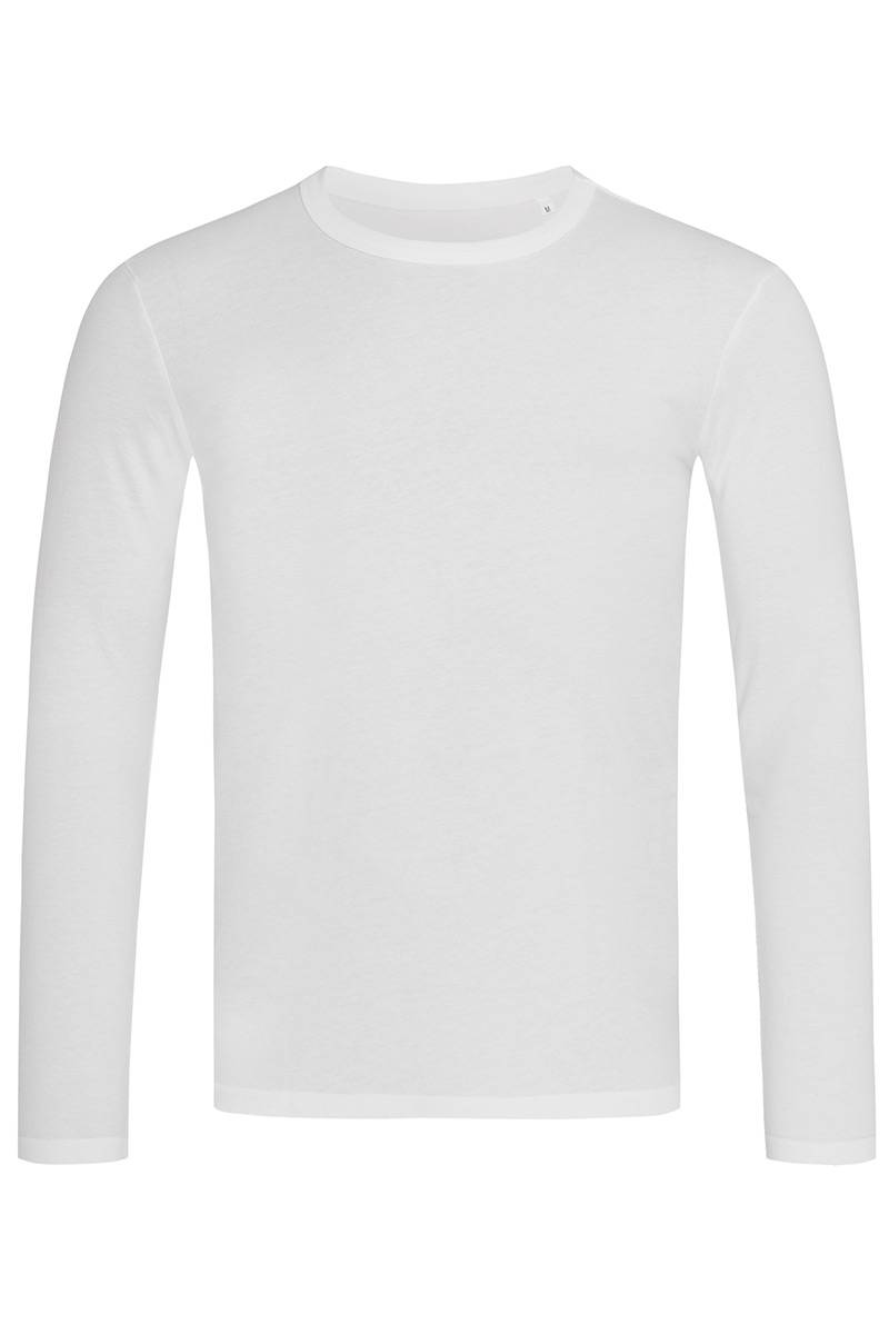 Tričko STEDMAN Morgan Long Sleeve, White bílá, L