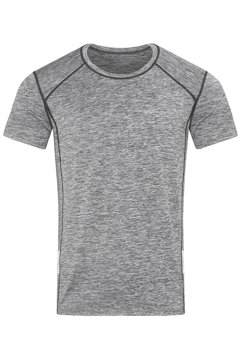 Tričko STEDMAN Recycled Sports-T Reflect, Grey Heather šedá, 2XL