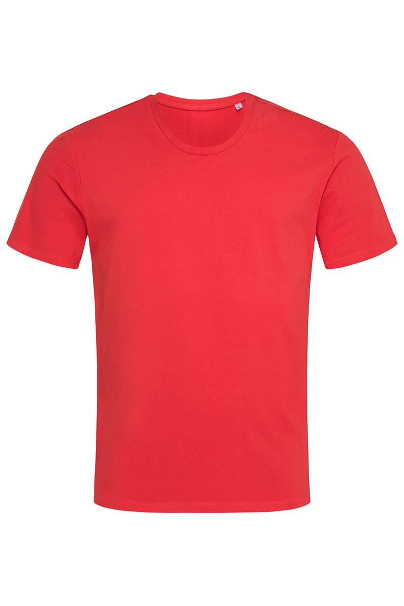 Tričko STEDMAN Relax Crew Neck,   Scarlet červená, M