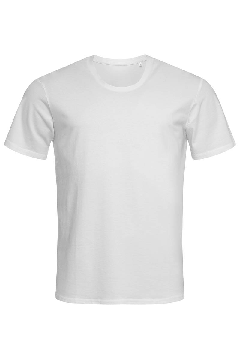 Tričko STEDMAN Relax Crew Neck,  White biela, L