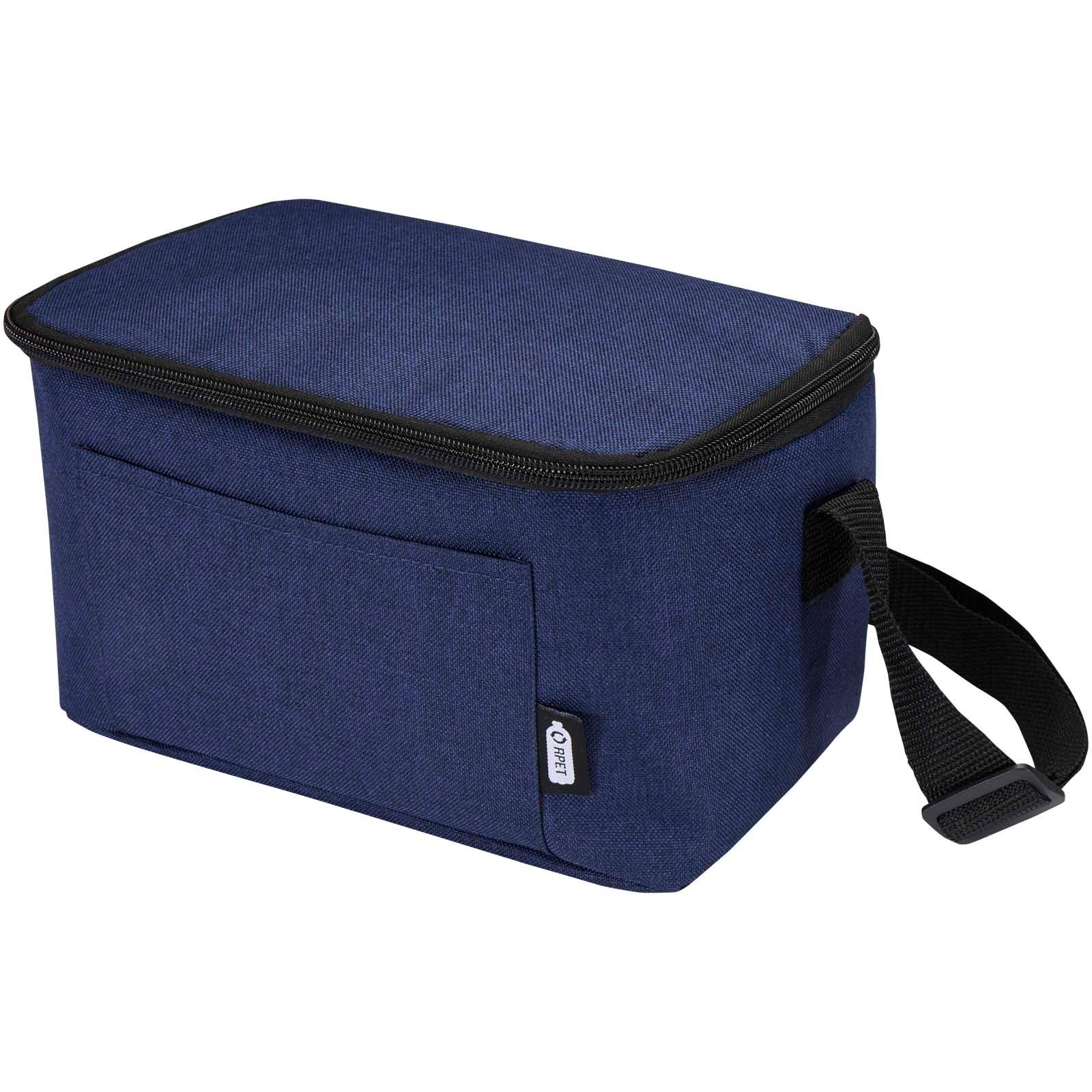 Tundra chladiaca taška GRS RPET na 6 plechoviek, modrá Heather Navy
