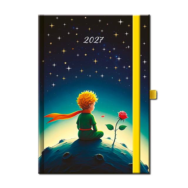 Týdenní diář 2027 - MALÝ PRINC s gumkou (A5)