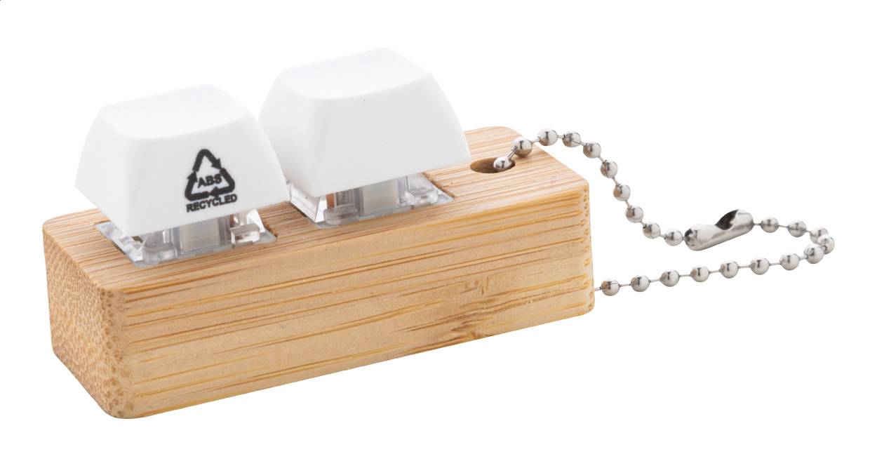 Typoo antistresový prívesok na kľúče, biela