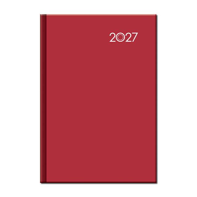 Týždenný diár A5 FALCON červený 2027