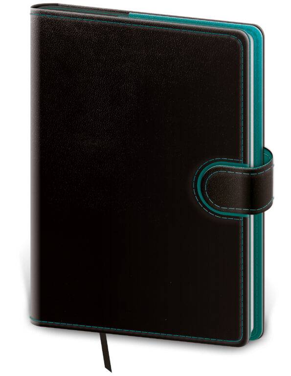 čierna - modrá Petrol