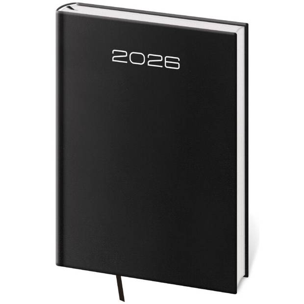 Týždenný diár A5 Old Karachi čierny, 2026 Týždenný diár A5 Old Karachi čierny, 2026