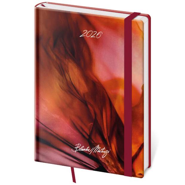 Týždenný diár A5 Vario Matragi Red s gumičkou, 2026 Týždenný diár A5 Vario Matragi Red s gumičkou, 2026