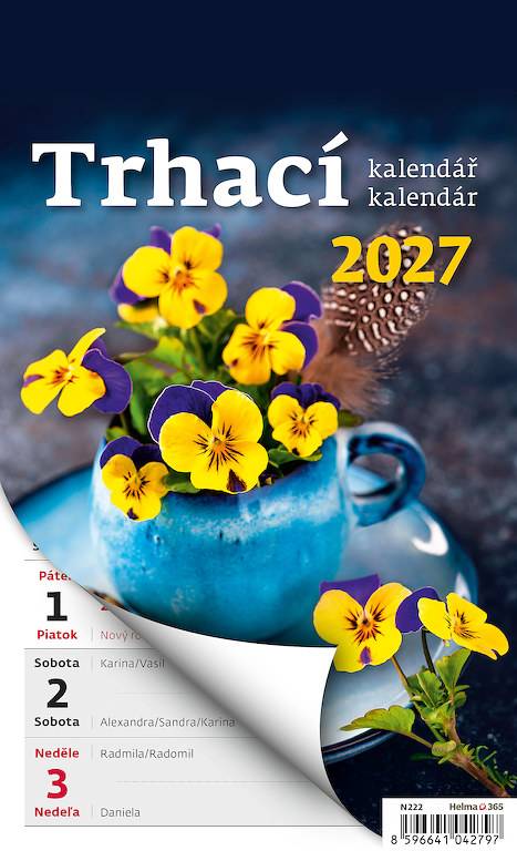 Týždenný trhací kalendár A5 - 2027